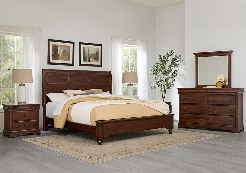 SLEIGH BED