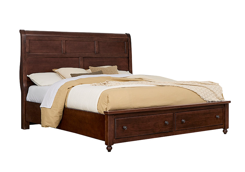 SLEIGH STORAGE BED