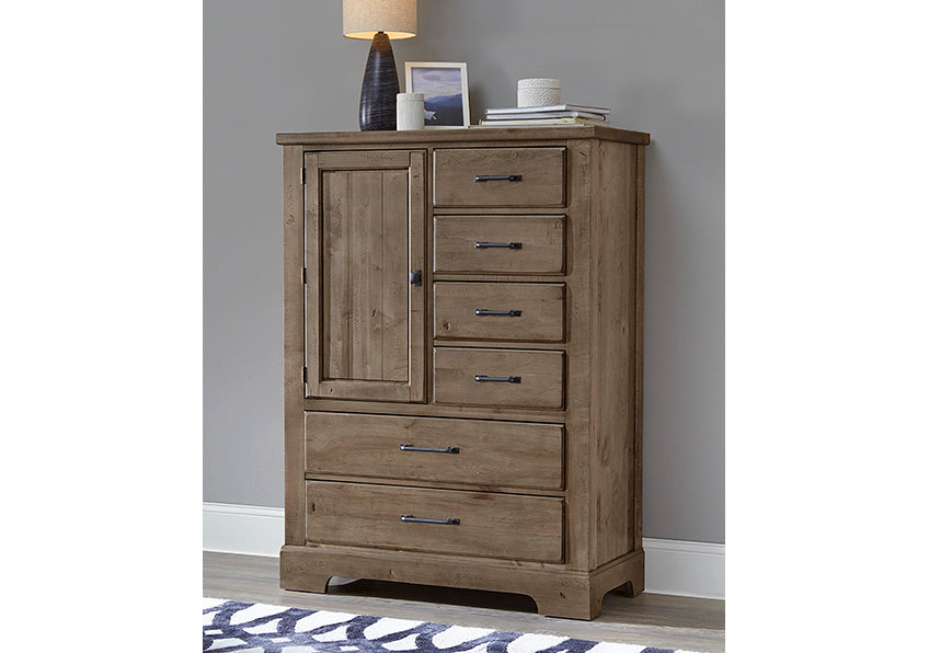 STANDING CHEST - 6 DRAWERS WITH 1 DOOR