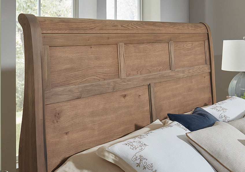 SLEIGH STORAGE BED