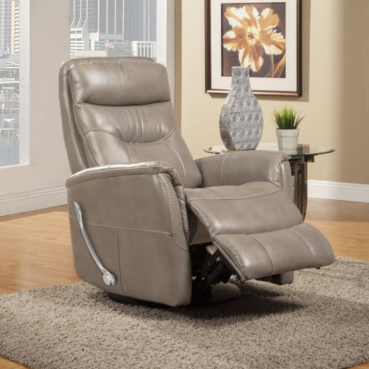 GEMINI - LINEN MANUAL SWIVEL GLIDER RECLINER