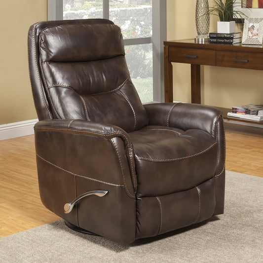 GEMINI - TRUFFLE MANUAL SWIVEL GLIDER RECLINER