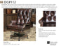 DC#112-HA - DESK CHAIR LEATHER DESK CHAIR