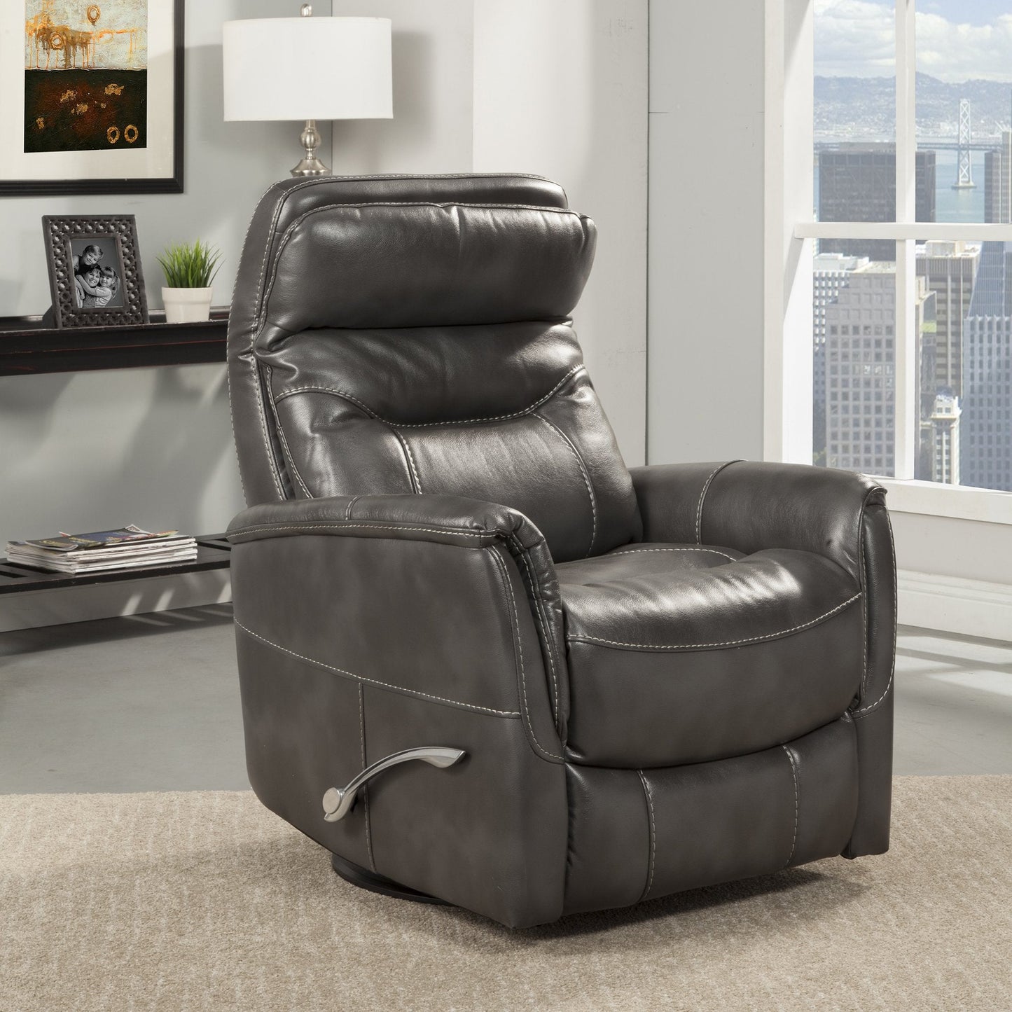 GEMINI - FLINT MANUAL SWIVEL GLIDER RECLINER