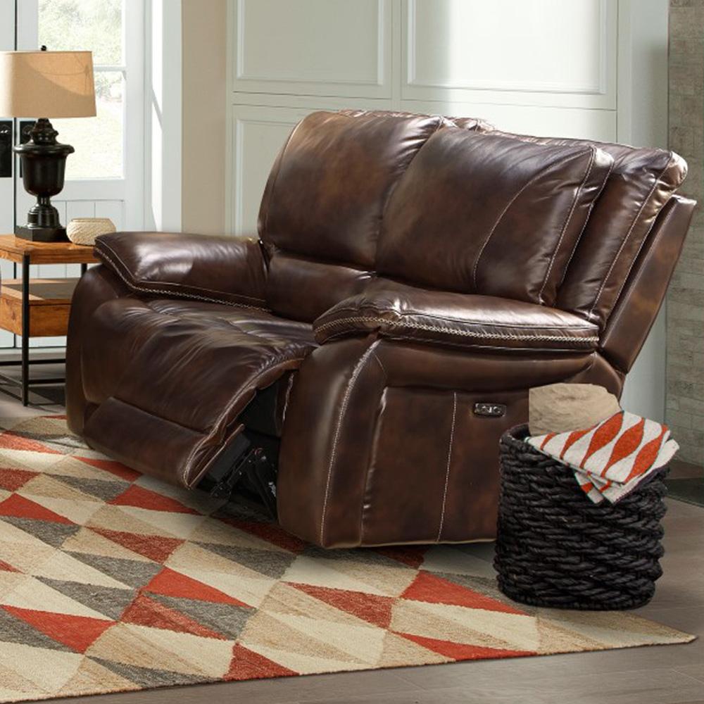 VAIL - BURNT SIENNA POWER LOVESEAT