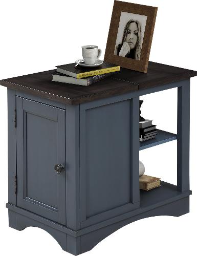 AMERICANA MODERN - DENIM CHAIRSIDE TABLE