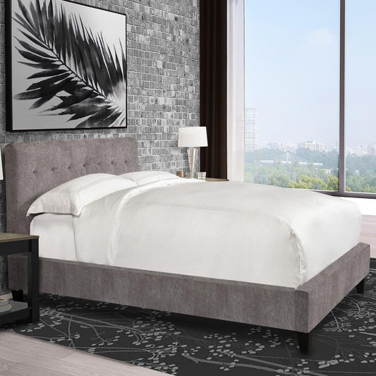 JODY - CORNFLOWER CALIFORNIA KING BED 6/0 (GREY)