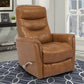 GEMINI - BUTTERSCOTCH MANUAL SWIVEL GLIDER RECLINER