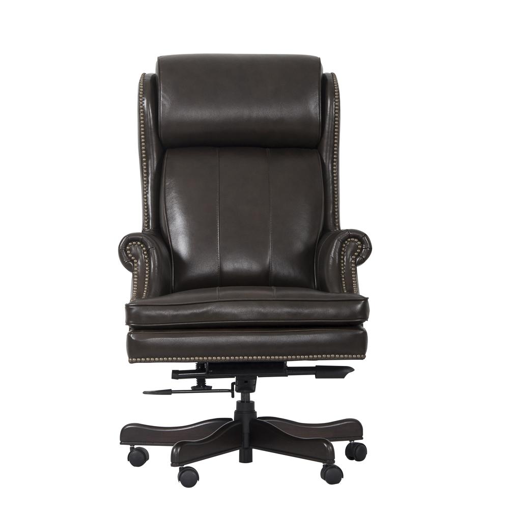 DC#105-PBR - DESK CHAIR LEATHER DESK CHAIR