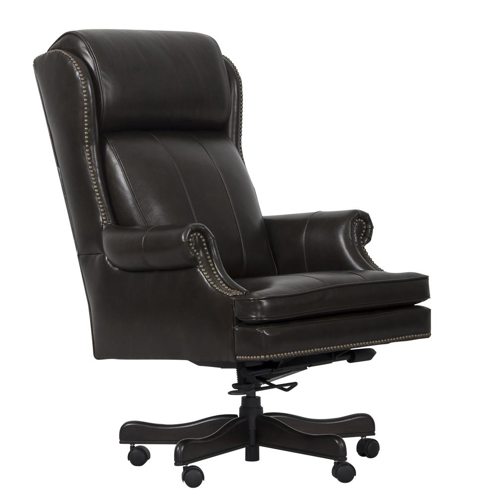 DC#105-PBR - DESK CHAIR LEATHER DESK CHAIR