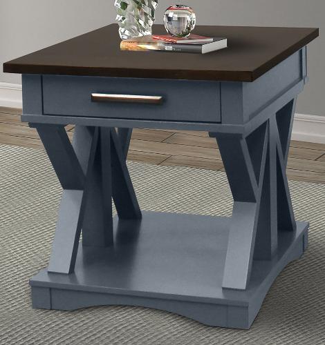 AMERICANA MODERN - DENIM END TABLE