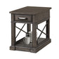 SUNDANCE - SMOKEY GREY CHAIRSIDE TABLE