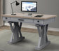 AMERICANA MODERN - DOVE 56 IN. POWER LIFT DESK (FROM 23 IN. TO 48.5 IN.) (AME#256T AND LIFT#200WHT)