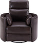 RADIUS - FLORENCE BROWN - POWERED BY FREEMOTION POWER CORDLESS SWIVEL GLIDER RECLINER