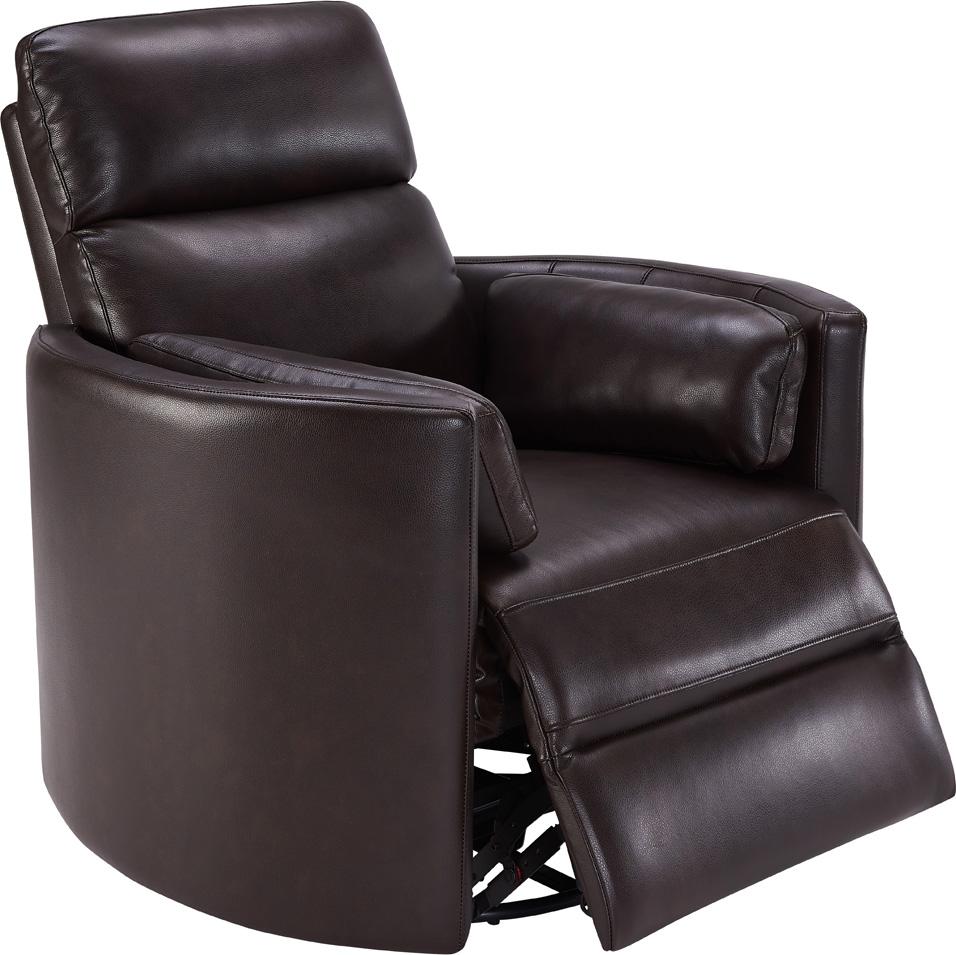 RADIUS - FLORENCE BROWN - POWERED BY FREEMOTION POWER CORDLESS SWIVEL GLIDER RECLINER