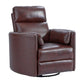 RADIUS - FLORENCE BURGUNDY - POWERED BY FREEMOTION POWER CORDLESS SWIVEL GLIDER RECLINER