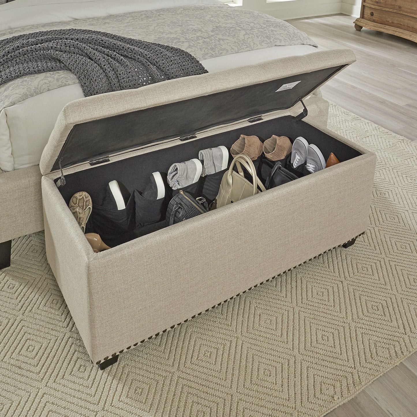 CAMERON - SEAL STORAGE BENCH