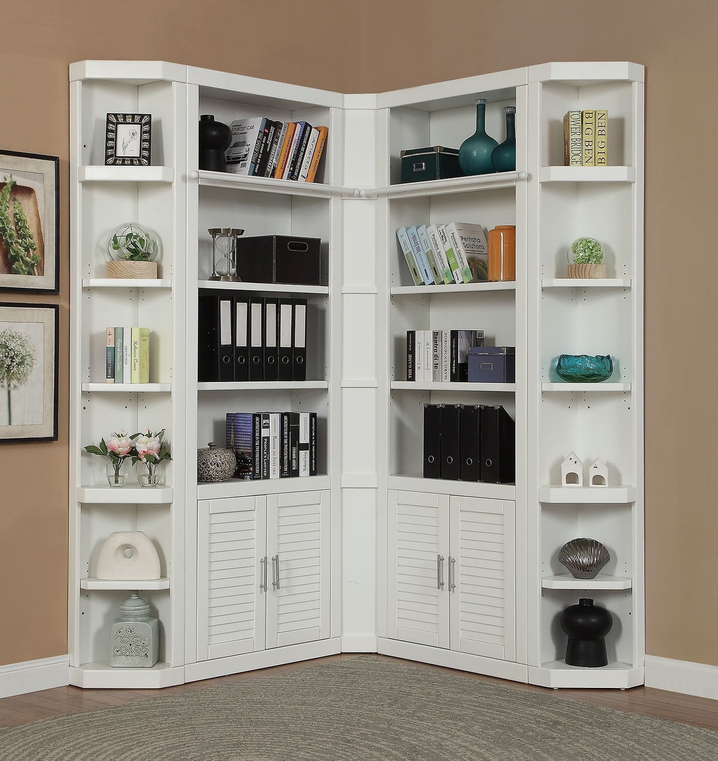 CATALINA 5 PIECE CORNER LIBRARY WALL