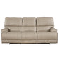 WHITMAN - VERONA LINEN - POWERED BY FREEMOTION POWER CORDLESS SOFA