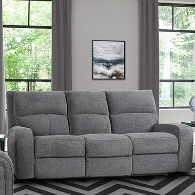 POLARIS - BIZMARK GREY POWER SOFA