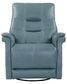 CARNEGIE - VERONA AZURE - POWERED BY FREEMOTION POWER CORDLESS SWIVEL GLIDER RECLINER