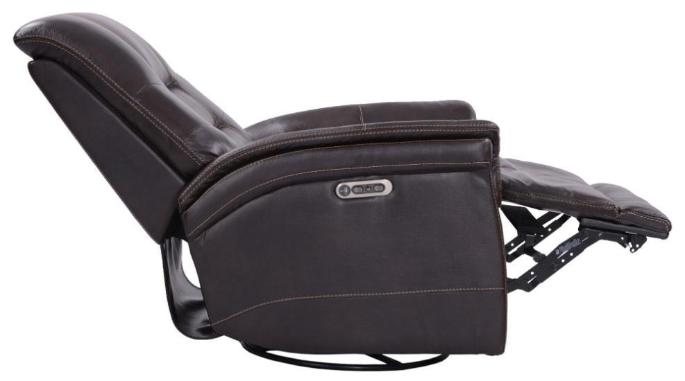 CARNEGIE - VERONA COFFEE - POWERED BY FREEMOTION POWER CORDLESS SWIVEL GLIDER RECLINER