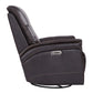 CARNEGIE - VERONA COFFEE - POWERED BY FREEMOTION POWER CORDLESS SWIVEL GLIDER RECLINER