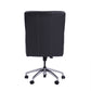 DC#130 VERONA BLACKBERRY - DESK CHAIR LEATHER DESK CHAIR