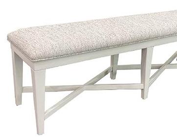 AMERICANA MODERN DINING BENCH UPHOLSTERED 58 IN.