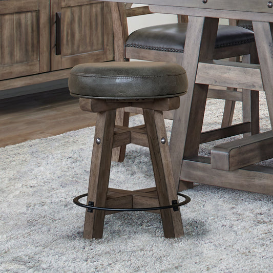 LODGE DINING SWIVEL COUNTER STOOL