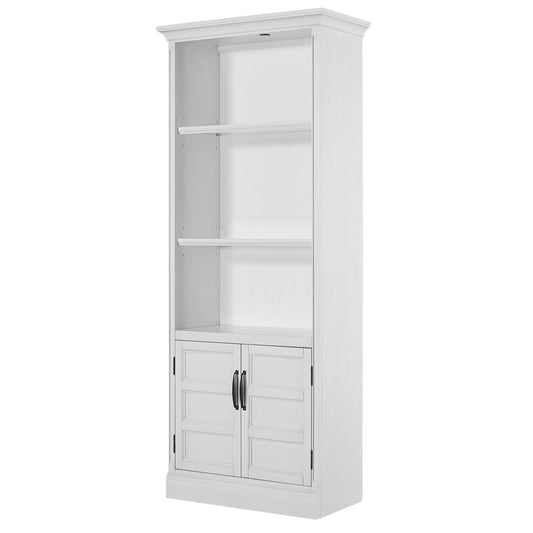 SHOREHAM - EFFORTLESS WHITE 35 IN. DOOR BOOKCASE