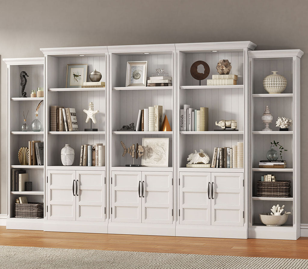 SHOREHAM - EFFORTLESS WHITE 35 IN. DOOR BOOKCASE