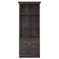 SHOREHAM - MEDIUM ROAST 35 IN. DOOR BOOKCASE