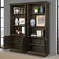 SHOREHAM - MEDIUM ROAST 35 IN. DOOR BOOKCASE