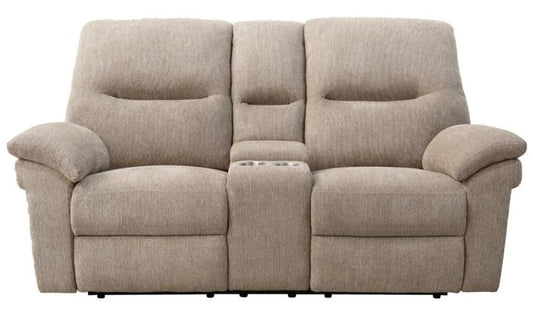 BRYANT - RUFFLES WICKER POWER CONSOLE LOVESEAT