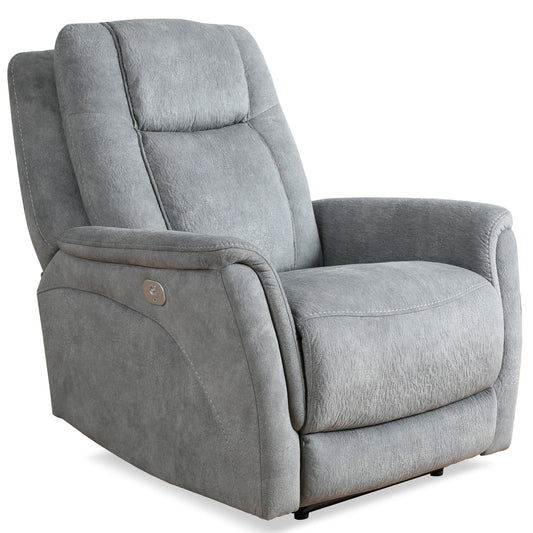 LINUS - HUDSON GREY POWER ZERO GRAVITY RECLINER