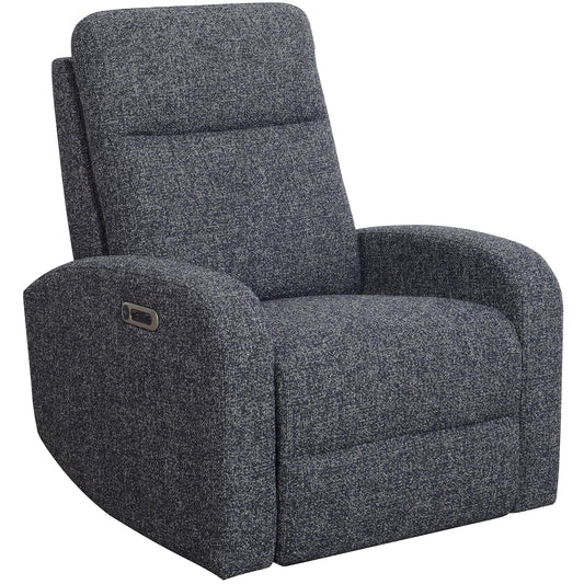 THRILLER - NATURAL BEAUTY DENIM POWER SWIVEL GLIDER RECLINER