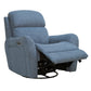 QUEST - UPGRADE MIDNIGHT BLUE SWIVEL GLIDER CORDLESS RECLINER - POWERED BY FREEMOTION