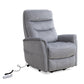 GEMINI - CAPRI SILVER POWER LIFT RECLINER WITH ARTICULATING HEADREST