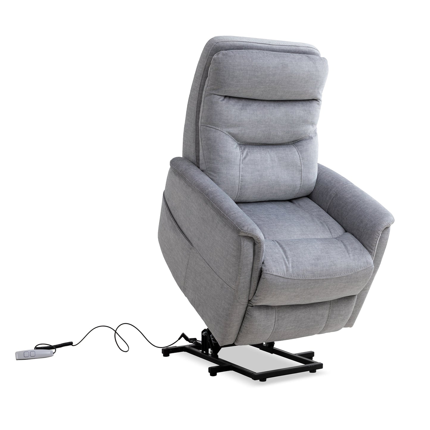 GEMINI - CAPRI SILVER POWER LIFT RECLINER WITH ARTICULATING HEADREST