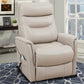 GEMINI - SOFT IVORY POWER LIFT RECLINER WITH ARTICULATING HEADREST