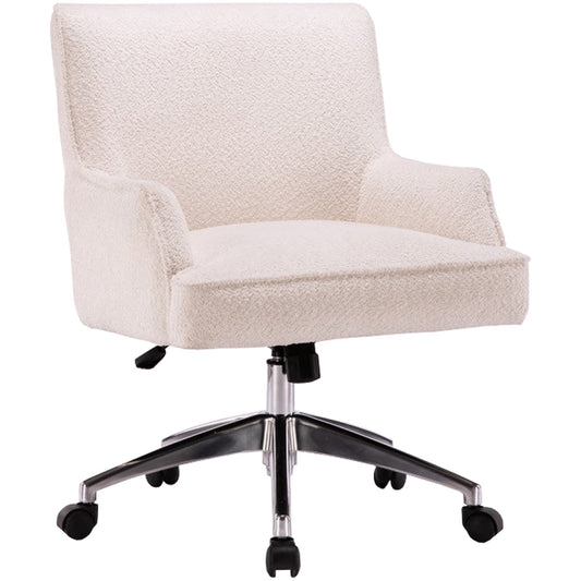 DC504 - HIMALAYA IVORY FABRIC DESK CHAIR