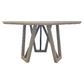 PURE MODERN DINING 60 IN. ROUND TABLE W/ WOOD BASE