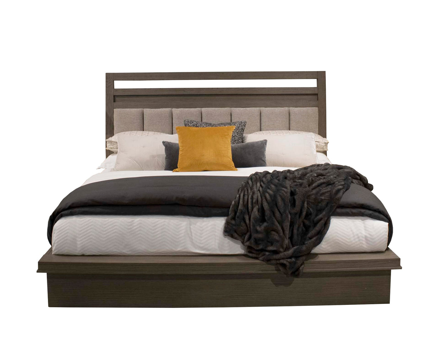 PURE MODERN BEDROOM KING 6/6 PLATFORM BED (1266HB/1266FB/125066R)