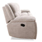 BUSTER - OPAL TAUPE MANUAL DUAL RECLINING SOFA