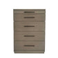 PURE MODERN BEDROOM CHEST WITH 5 DRAWERS