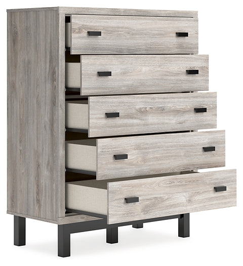 Vessalli Five Drawer Wide Chest