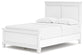 Fortman Full Panel Bed with Mirrored Dresser, Chest and 2 Nightstands