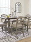 Lodenbay Counter Height Dining Table and 6 Barstools