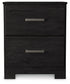 Belachime Twin Panel Bed with Mirrored Dresser, Chest and Nightstand